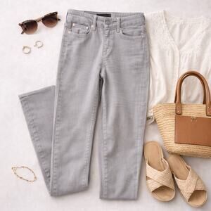 Vince Jeans Low Rise Skinny Gray Stretch Women Sz 27 USA Quite Luxury 28x29